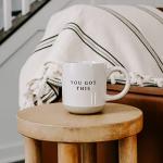 Inspirational Stoneware Coffee Mug - 14oz