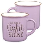 Inspirational Lavender Camp Style Coffee Mug 13 oz