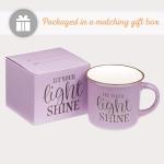 Inspirational Lavender Camp Style Coffee Mug 13 oz