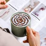 Colorful Stackable Ceramic Coffee Mugs Set of 4