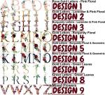 Personalized Ceramic Coffee Mugs with Initial Monogram