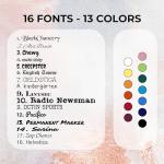 Personalized Ceramic Coffee Mugs with Initial Monogram