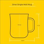 JoyJolt Glass Coffee Cups - Set of 6