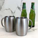 Insulated Stainless Steel Coffee Mugs Set of 2