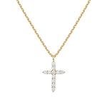 PAVOI 14K Gold-Plated Faith Necklace for Women