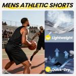 Men's Quick-Dry Sport Shorts Pack of 5