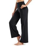 Women’s Black Yoga Pants with Pockets and Tummy Control