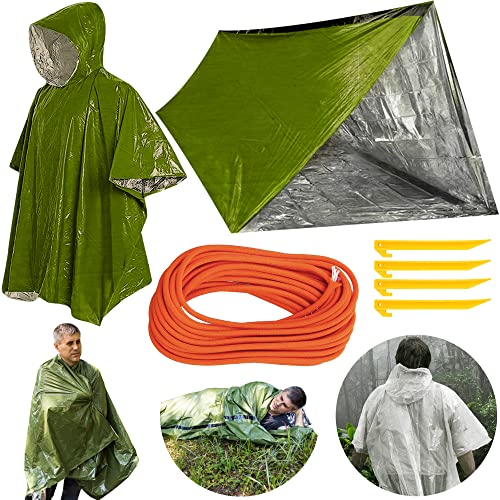 Complete 10-Piece Survival Shelter Kit
