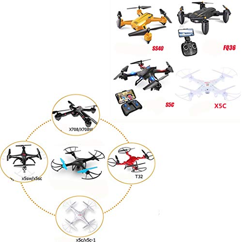 5 Lithium Batteries with 5-in-1 Charger for Drones