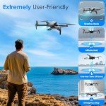 1080P FPV Drone with Camera and 2 Batteries
