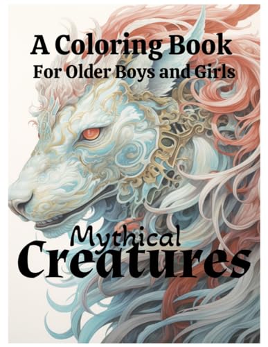 Mythical Creatures Coloring Book for Kids
