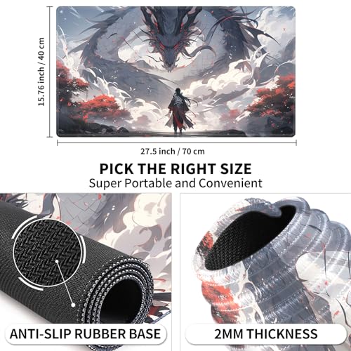 Mythical Dragon Card Playmat for TCG Games