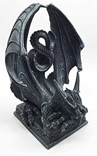 Crouching Dragon Cell Phone Holder Statue Decor