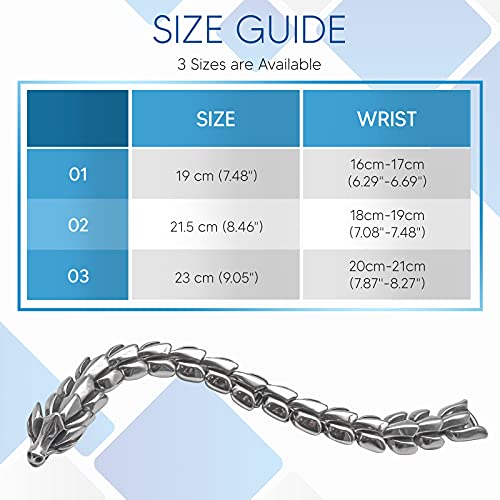 Viking Dragon Steel Bracelet - Ouroboros Design