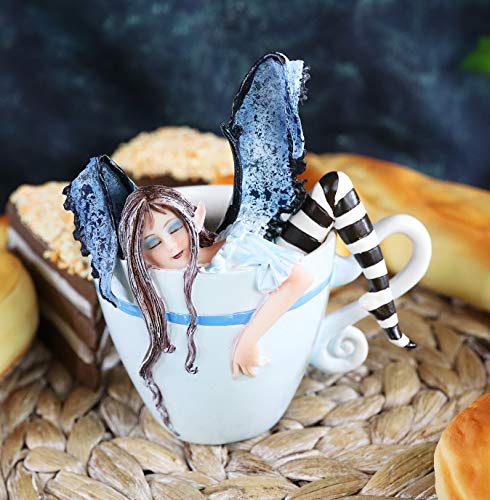 Enchanting Fairy Teacup Latte Figurine Decor