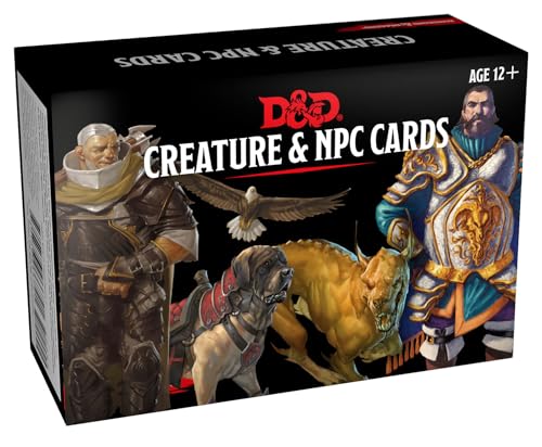 Dungeons & Dragons Creature & NPC Spellbook Cards