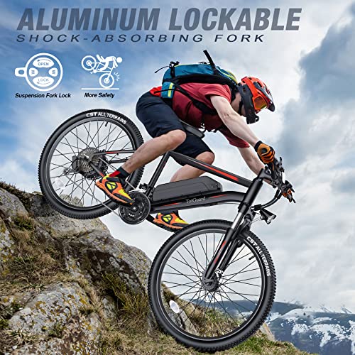 TotGuard 26" Electric Mountain Bike for Adults