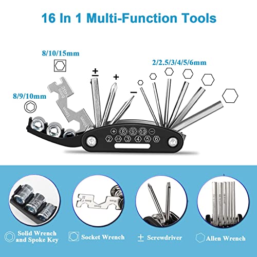 KITBEST 16-in-1 Bike Repair Tool Kit