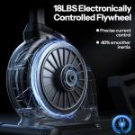 Niceday Recumbent Exercise Bike, Recumbent Bike for Home, Recumbent Stationary Bike 400LBS Weight Capacity, Magnetic Recumbent Bike with Smart Monitor, Heart Rate Handle