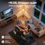 Niceday Recumbent Exercise Bike, Recumbent Bike for Home, Recumbent Stationary Bike 400LBS Weight Capacity, Magnetic Recumbent Bike with Smart Monitor, Heart Rate Handle