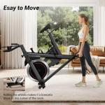 CURSOR FITNESS Exercise Bike, Brake Pad Stationary Bike for Home with Exclusive App, Stationary Bikes for Home with 300 lb Weight, Indoor Cycling Spin Bike Workout Bike with Extra Comfort Seat