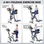Fitness Exercise Bike Indoor Cycling Stationary Bicycle Home Cardio Workout Bike