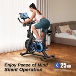 MERACH S26 Home Exercise Bike Quiet Stationary Fitness Bicycle Workout Fullbody