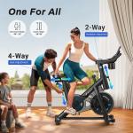MERACH S26 Home Exercise Bike Quiet Stationary Fitness Bicycle Workout Fullbody