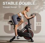 Compact Exercise Bike Indoor With Tablet 300lb Capacity Brand New Durable