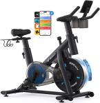 MERACH S26 Pro Exercise Magnetic Stationary Bike Low Noise Indoor Cycling Bike