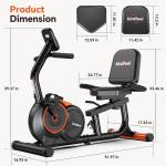 Home Stationary Recumbent Exercise Bike Bicycle Cycling Fitness Workout Cardio