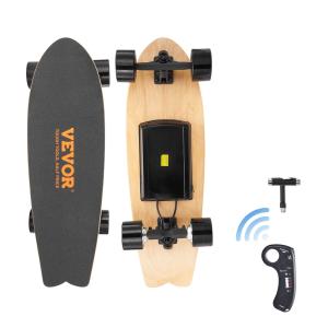 VEVOR Electric Skateboard with Remote, 13.7 Mph Top Speed & 7.5 Miles Max Range