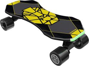 SwagTron Swagskate Ng-3 Electric Skateboard for Kids - Black/Yellow 63866-2