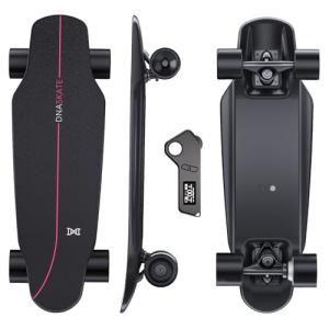 DNASKATE M8 Electric Skateboard with Remote, 15/22Mph Top Speed,9/15/Miles Range,400/800W Hub-Motor, Skateboard for Adults ＆Teens (M8-Single motor-9Miles)
