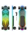 Electric Skateboard with RGB LED & 350W Motor, 27" Eboard with Remote, 4 Riding Modes, Max 10Mph & 10 Miles Range, LED Light-Up Electric Skateboards for Beginners and Teens
