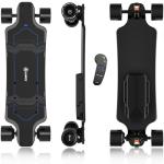 Askate A1 Electric Skateboard with Remote, Long Range Up to 17 Miles, 8 Ply Canadian Maple, Smooth 4-Speed Remote Controller, Suitable for Younger Beginners