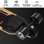 MEEPO Campus V3 Series/Envy Electric Skateboard with Remote, Top Speed Up to 29 Mph, 4 Speed Smooth Braking, Easy Carry Handle Design, Suitable for Adults & Teens