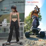 MEEPO Campus V3 Series/Envy Electric Skateboard with Remote, Top Speed Up to 29 Mph, 4 Speed Smooth Braking, Easy Carry Handle Design, Suitable for Adults & Teens