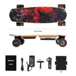 Uidter S3 Mini 1B Electric Skateboard, Electric Longboard with Remote and 10S2P 42V Swappable Battery/28 Mph Top Speed/2 * 600W Motors/12 Miles Max Range Electric Longboards for Adults & Beginners