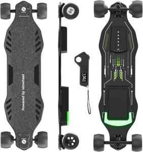 isinwheel V8 Electric Skateboard with Remote, 1200W Brushless Motor, 30 Mph Top Speed, Electric Longboard for Adults ＆Teens
