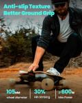 Uditer Electric Skateboards 1 Battery, S3 Electric Longboard with Remote and 10S2P 42V Swappable Battery/28 Mph Top Speed/2 * 600W Motors/12 Miles Max Range Electric Longboards for Adults & Beginners