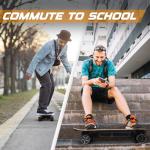 VeyMax Mini 2 Electric Skteboard with Remote, 13-15 Miles Range and 30 Mph Top Speed, 1200W Hub Motor, Electric Skteboards for Adults ＆ Teens Beginners