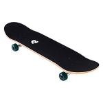 Retrospec Alameda Skateboard Complete | Canadian Maple Wood Deck w/ 5.5 Inch Aluminum Alloy Trucks for Commuting, Cruising, Carving & Downhill Riding