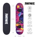 Fortnite 31" Skateboard - Cruiser Skateboard with Printed Graphic Grip Tape, ABEC-5 Bearings, Durable Deck & Smooth Wheels