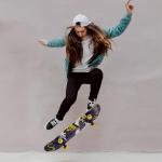 Tony Hawk 31 inch Skateboard, Tony Hawk Signature Series 1, 9-ply Maple Deck Skateboard for Cruising, Carving, Tricks and Downhill, Heavy Metal