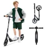 Nattork Kick Scooter for Kids 6+ Years Teens Adults - 220LB Weight Capacity, Front Shock Absorber and Adjustable Handlebar - Smooth Ride with 8" Sturdy Wheels, Ideal for Outdoor Sports Navy
