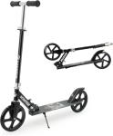 Scooter for Kids Ages 6+, Teens & Adults, Max Load 240 LBS, Foldable Kick Scooter with 8-inch Big Wheels, Kickstand, 3 Adjustable Levels, Rear Brake, Black