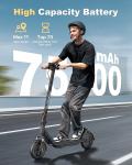 2025 ADULTS ELECTRIC SCOOTER FOLDABLE SCOOTER WITH APP &DOUBLE SHOCK ABSORPTION