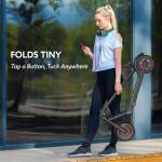 Electric Scooter Adults, Up to 21 MPH, Folding E-Scooter Built-in Side Lights