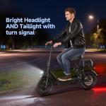 AOVOPRO Electric Scooter, 21-28 Miles Range, Folding E-Scooter / Dual Suspension